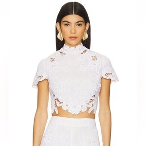 Cult Gaia FILIPPA TOP IN OFF WHITE